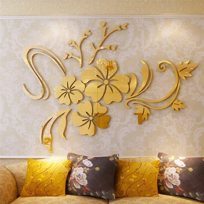 3D mirror wall stickers6