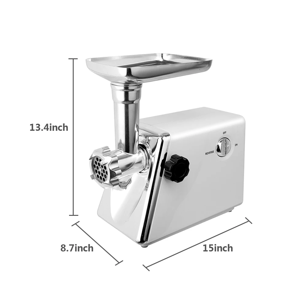  Stainless Steel Electric Meat Grinder Sausage Maker for Home Use kitchen tool 110~120V - 33026241841