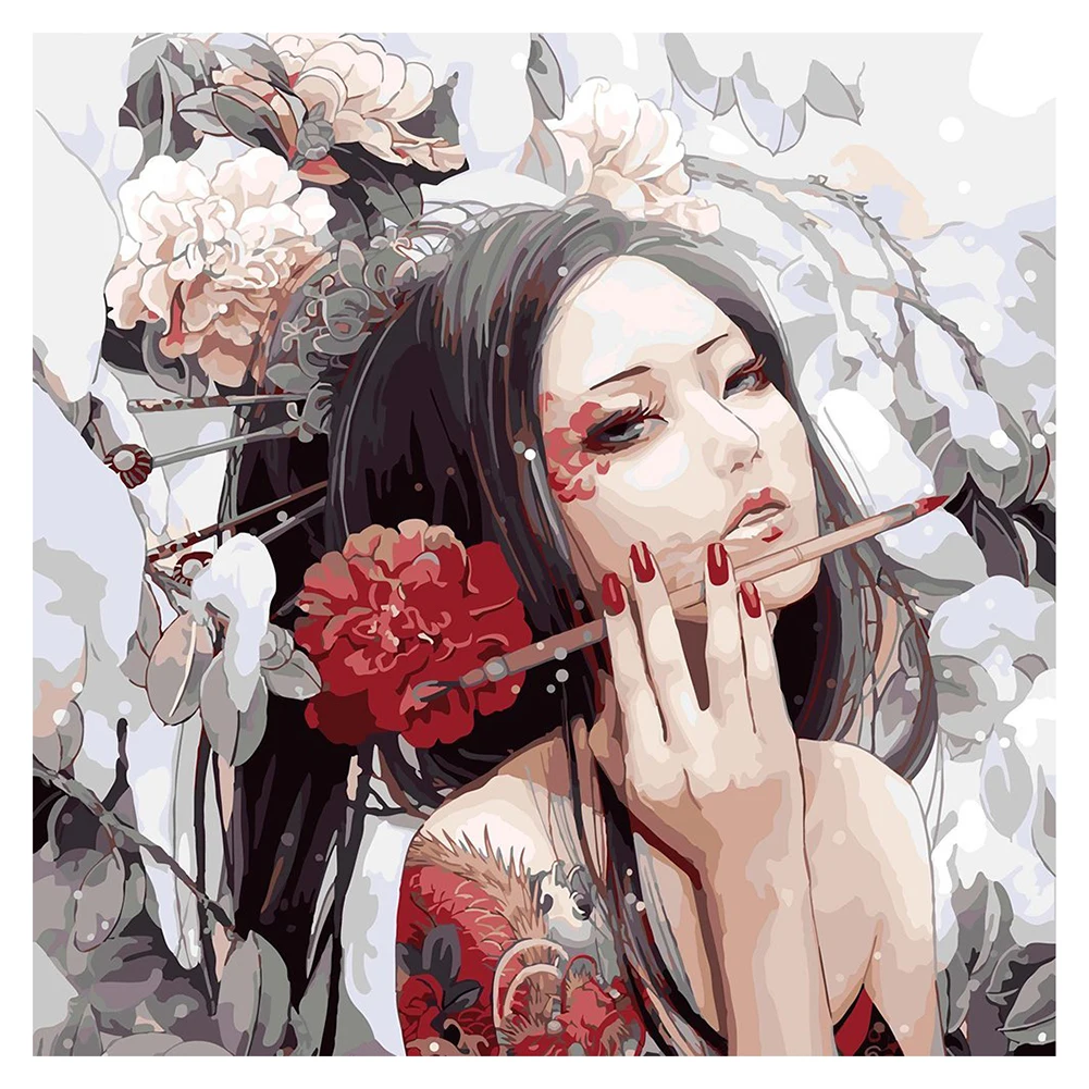 

DIY Oil Painting Paint By Number Kit Image Drawing On Canvas By Hand Coloring Arts Crafts & Sewing NEW Chinese Classical Beaut