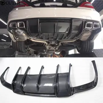 

W218 CLS350 CLS63 Carbon Fiber Rear diffuser Auto car rear lip for Benz CLS320 CLS300 CLS63 W218 Renntech style 2012UP