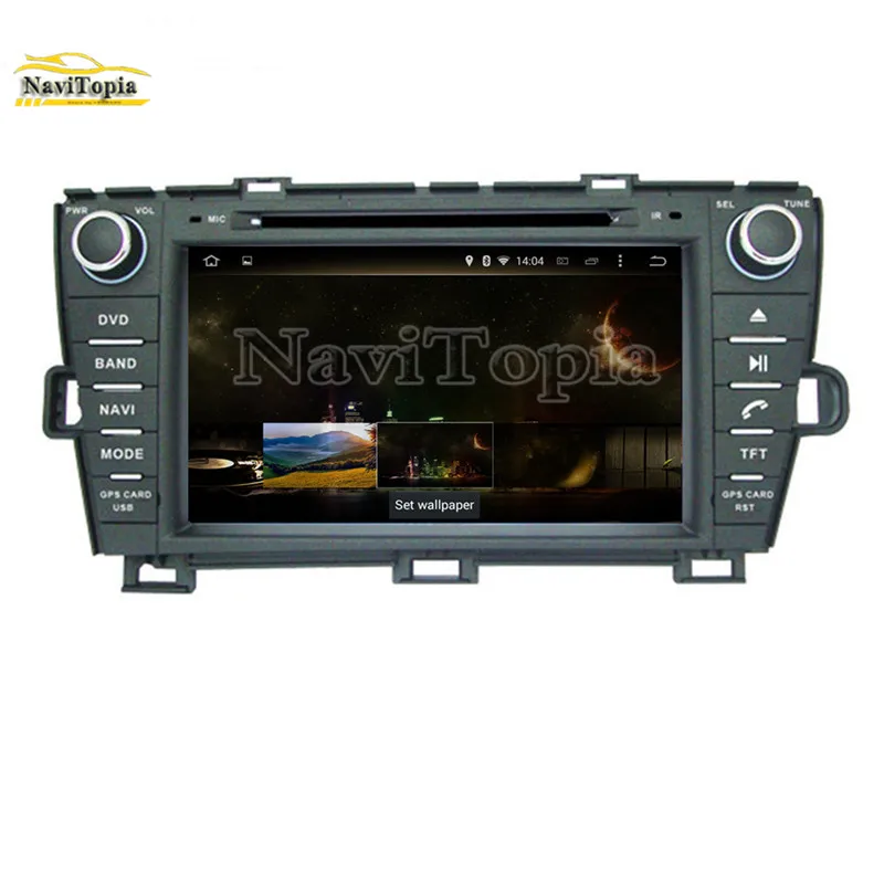 Flash Deal NAVITOPIA 4G RAM 64G ROM PX6 Six Core Android 9.0 Car DVD Player GPS Navigation for Toyota Prius right driving 2009 2010- 9