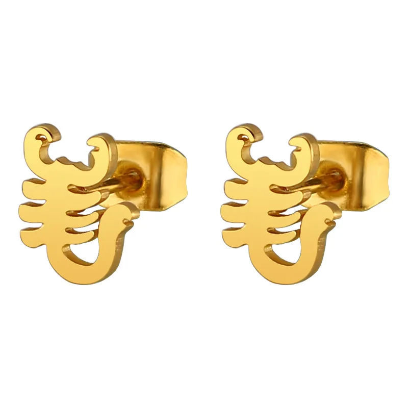 Titanium steel earrings
