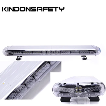 

Free shipping by Fedex! 50inch/127cm warning lightbar, strobe tow lightbar with 96pcs 3W TIR LED, aluminium housing, 12 or 24VDC