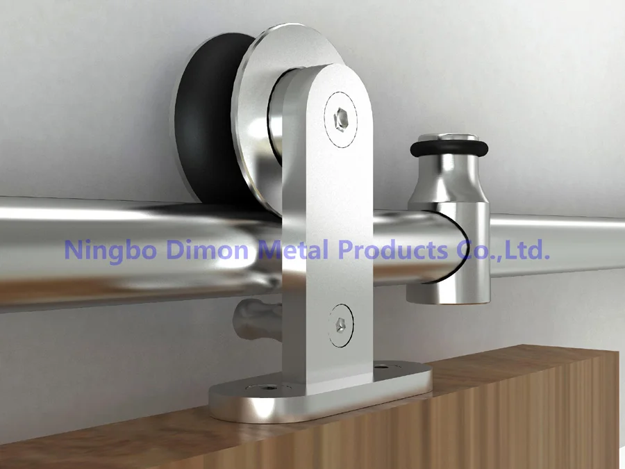 Dimon Customized SUS 304 Sliding Wooden Door Hardware America Style Sliding Door Fittings DM-SDS 7101