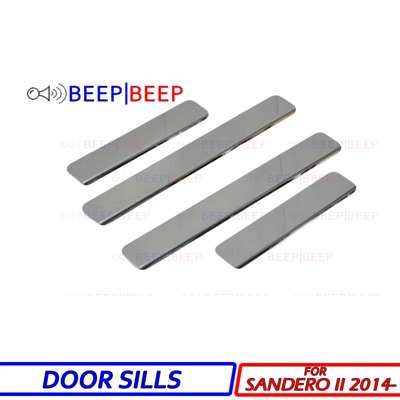 

Door sill for Renault Sandero | Stepway II 2014-2018 scuff plate accessories protection car styling interior decoration