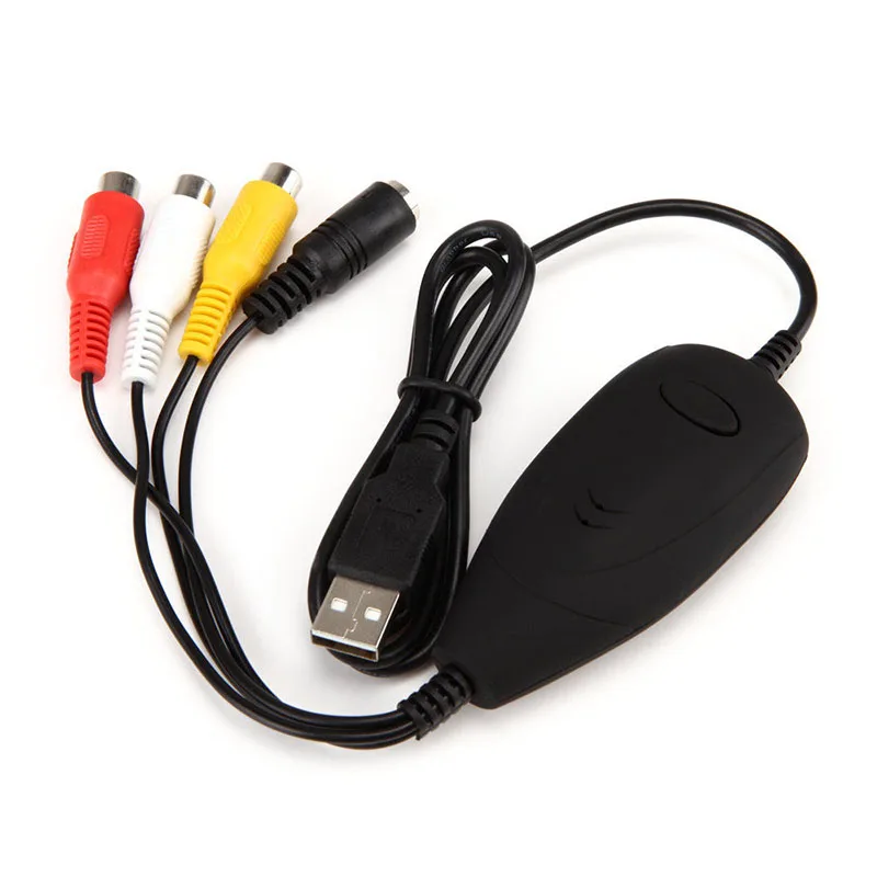 10pcs Ezcap172 USB Video Grabber Audio Converter DVD Maker Capture Video from VHS 8MM Game Player TV Camera Win7/8 32/64bits10