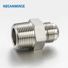 5 Pcs / Lot RHN Type Reducing Hex Nipple Tube Fittings Stainless Steel SS316L Plumbing Fitting High Quality Sanmin 5 Pcs / Lot RHN Type Reducing Hex Nipple Tube Fittings Stainless Steel SS316L Plumbing Fitting High Quality Sanmin
