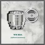 Wismec Reauleaus RX GEN3 with GNOME Atomizer Electronic cigarette RX GEN3 Box MOD Vape With WMo1 Coil Head WM02 Coil WM03 Coil WM RBA Head 02