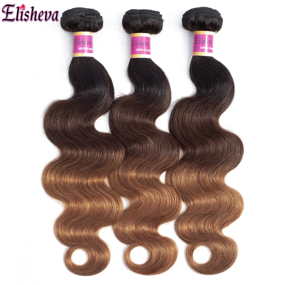 brazillan cabelo humano encaracolado 3 pacotes com fechamento
