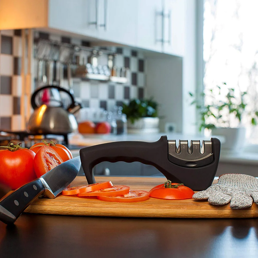Точилка Meijuner для ножей профессиональный кухонный камень заточки вольфрамовый