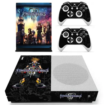 

Game Kingdom Hearts 3 Skin Sticker Decal For Microsoft Xbox One S Console and 2 Controllers For Xbox One Slim Skin Sticker