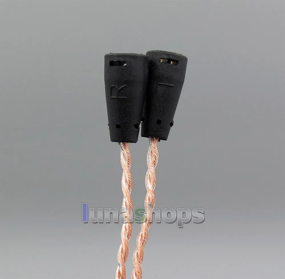 LN005196 TPE кожи OCC пользовательские кабель для Sennheiser IE8 IE8i IE80 наушников