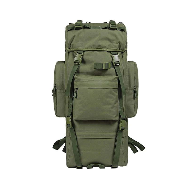 

2019 Camouflage Backpacks Outdoor Hiking Camping Sports Backpacks 65L Waterproof Tactical Military Bags Free Shipping B7071