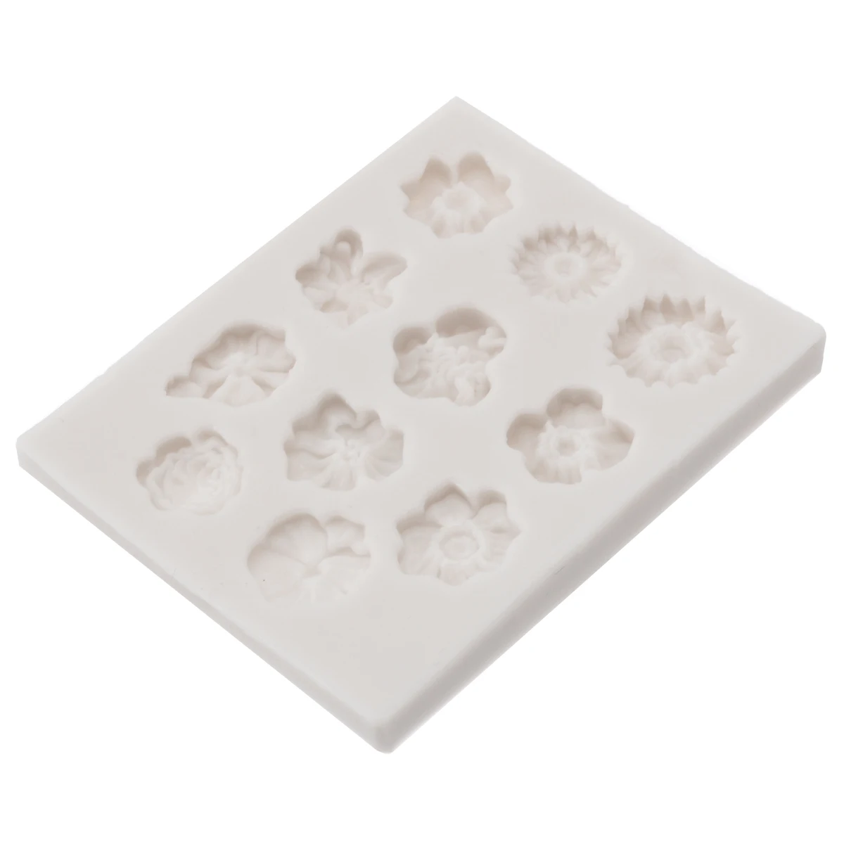 New Silicone Rose Flower Fondant Mould Kitchen DIY Flower Cake Mold Easy Reusable Chocolate Sugar Cake Mold Decor