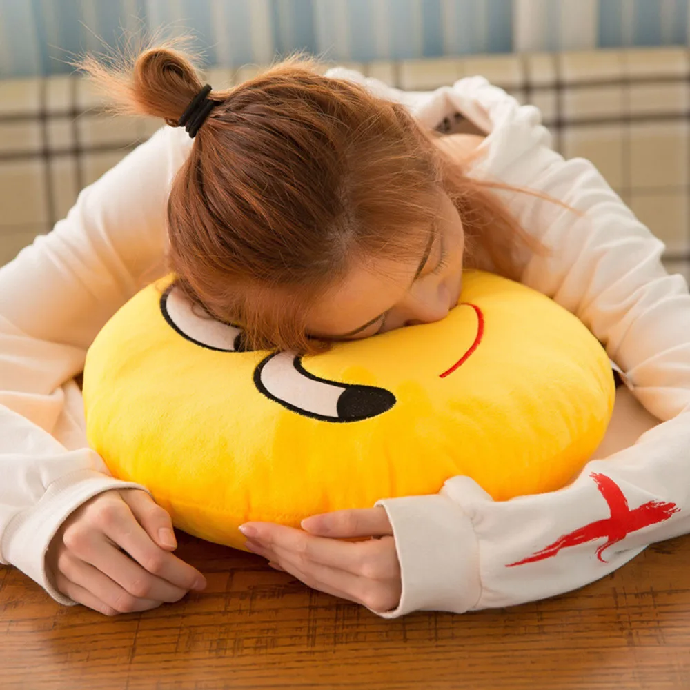 Kawaii мягкие смайлики Emoji мягкая плюшевая подушка для куклы Чехол наволочка Vogue