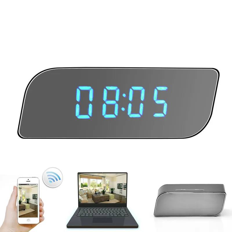 

CCTV 1080P WIFI Mini Camera Time Alarm Wireless Nanny Clock P2P Security Night Vision Motion Detection Home Security IP Camera