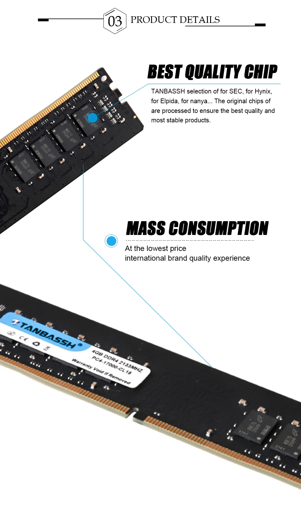 TANBASSH DDR4 Оперативная память 4 ГБ/8 ГБ/16 ГБ 2400 МГц/2666 МГц ПК DIMM 288pin Настольный памяти поддерживаемая материнской платой ddr4 память