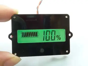 

12 v lead-acid battery LCD power display panel battery tester