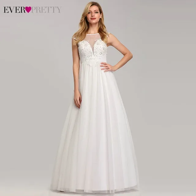 simple maxi wedding dress