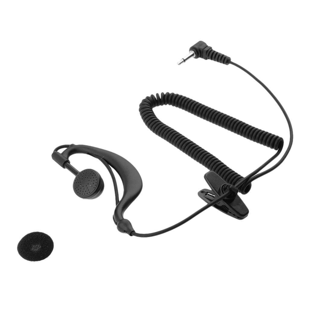 Receiver Listen Only G Shape Earpiece with 3.5mm Connector for Cell Phone
