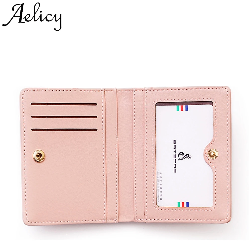Aelicy женский короткий кошелек свежая Студенческая сумка Высококачественная
