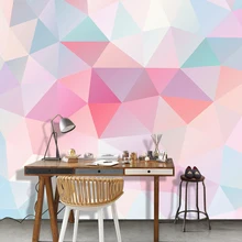 Цветной Треугольник Ромб гостиная фон 3D обои фотообои 3d papel де сравнению PW367341342