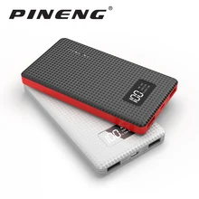 Pineng Power Bank 6000mAh LED Display PN-960 External Battery Portable Mobile Fast Charger Dual USB Powerbank for iPhone Samsung