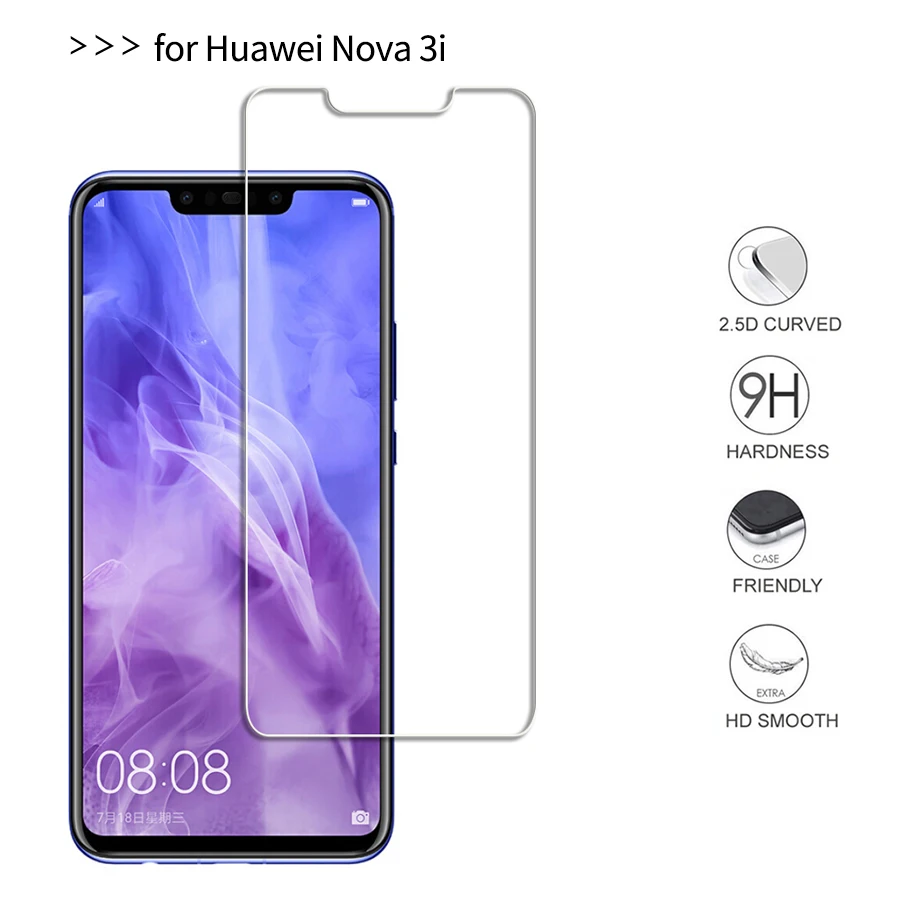 

Ricestate Tempered Glass Film for Huawei Nova 3i Screen Protector Huawei Nova3i Nova 3 i Protective Glass Guard