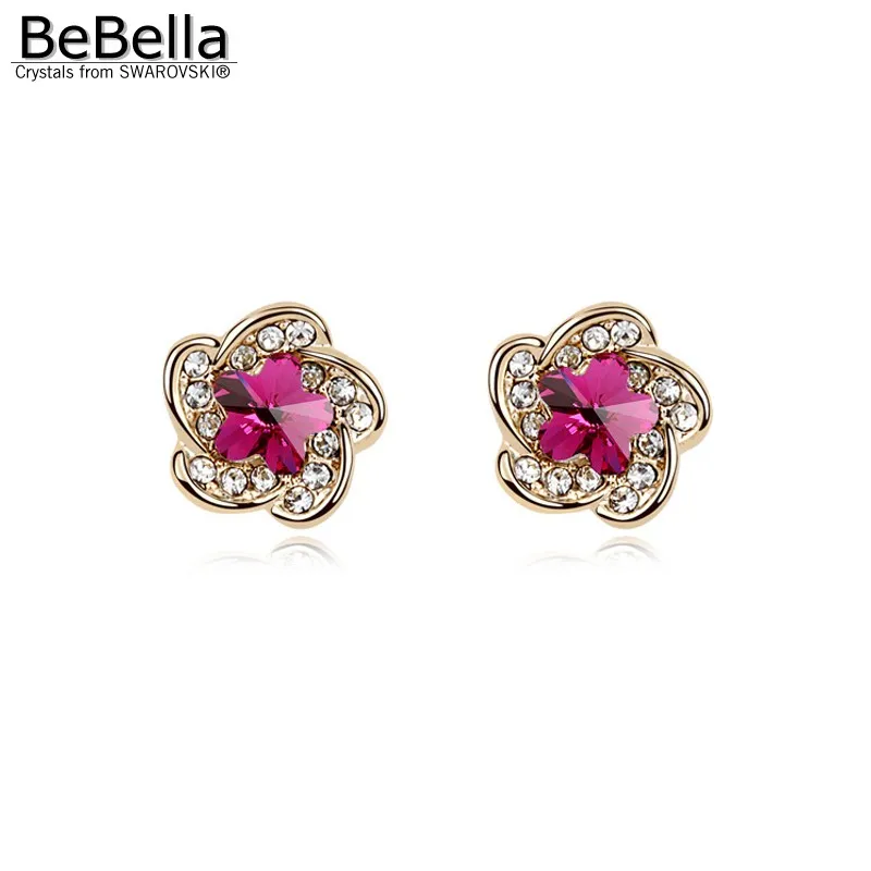 Женские серьги гвоздики в виде цветка сливы|flower stud earrings|stud earringsstud earrings for women |