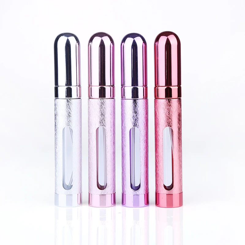 Mini 12ml Refillable Bottles Containers Empty Atomizer Perfume Bottle Scent Pump Spray Case Travel Parfum Cosmetic Containers P1