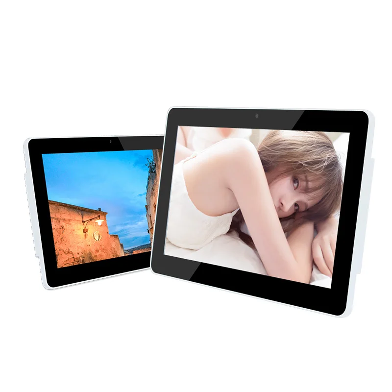 Easy Wall mount 10.1 inch Android tablet pc with RJ45 poe, wifi, LED light for meeting room booking