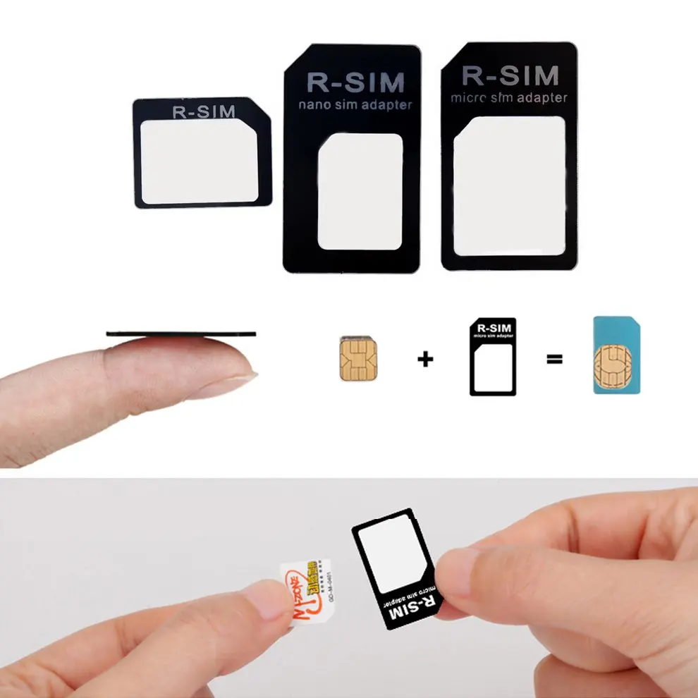 

5pcs For Nano Sim Adapter and for Micro Sim Adapter for Nano to for Micro Adapter