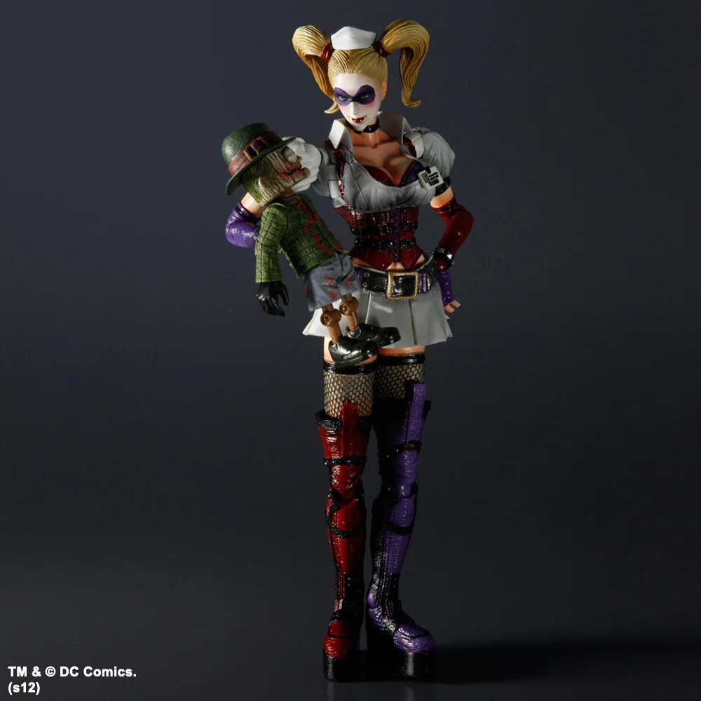 

PLAY ARTS SQUARE ENIX PA Arkham Knight Harley Quinn Haley Quinn 28cm Collectible Action Figure High Quality On Sale