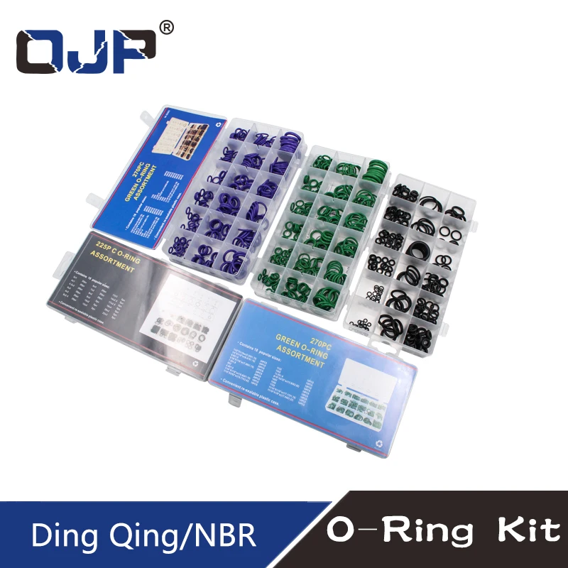 O Ring Wasserdichte öl und abriebfeste Gummi Ring Dichtung NBR Abdichtung  Nitril Washer Gummi oring Sortiment Kit Set box