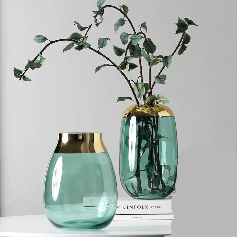 Креативная стеклянная ваза в скандинавском стиле, прозрачная домашняя гостиная, украшение стола, Современная Цветочная ваза