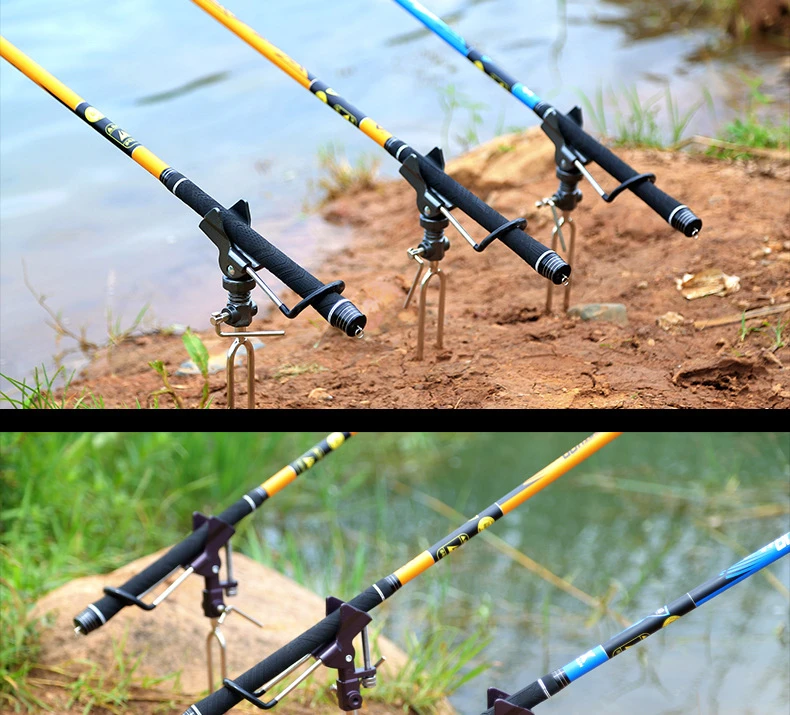 bank fishing rod holders