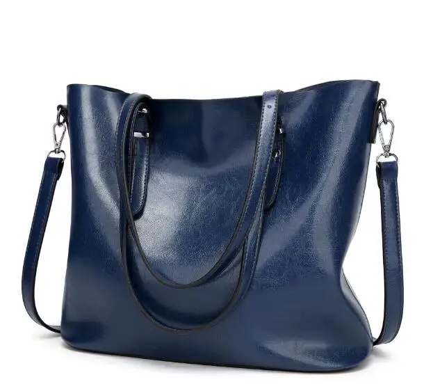 Брендовые новые женские сумки через плечо, сумки для женщин, сумки из натуральной кожи, сумки, женские сумки на плечо, модные сумки N423 - Цвет: Синий