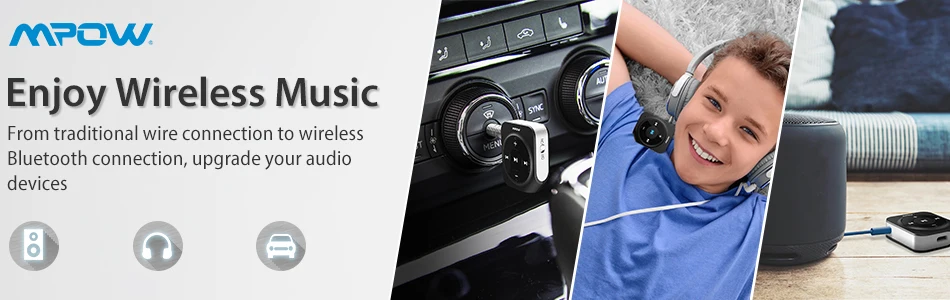 Mpow BH045 2 in 1 Bluetooth 4.1 
