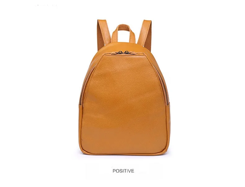 

Nesitu 100% Genuine Leather Backpacks Female Natural Soft Real First Layer Cow Leather Top Layer Cowhide Women School Bag M80574