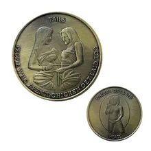 Бронзовые монеты секс коллекции монет цыплят получить положенные головы хвосты покрытием сувенир сексуальная коллекция искусства Подарки