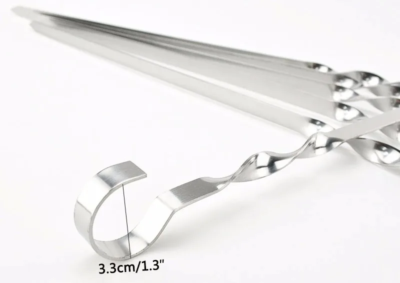 flat bbq skewers (4) - 