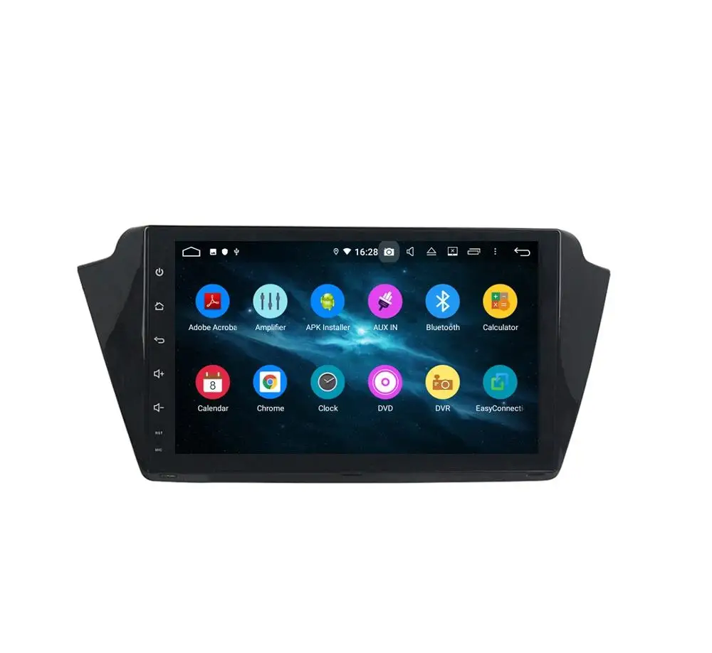 Автомагнитола PX6 4 + 64 ГБ 6 ядер 9 дюймов Android 10 0 DVD плеер для Skoda Fabia 2015 2016 2017 GPS Wi Fi
