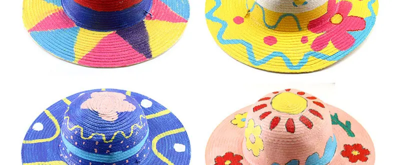 children-diy-colorful-sunhat-straw-beach-cap_10