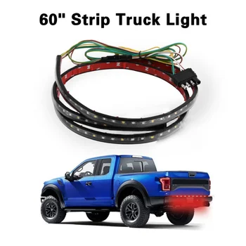 

60inch 150cm Flexible LED Strip DRL Running Light Car Truck Tailgate Turn Signal LED Light Bar Waterproof Reverse Brake Light
