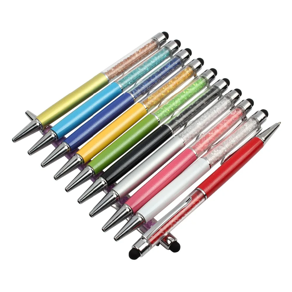 New Gift Diamond ballpoint Stationery Pens For Iphone Kawaii Crystal Pen HBP 