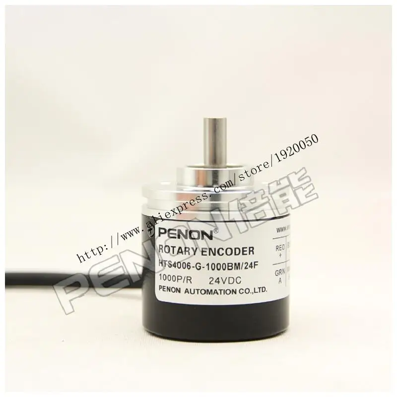 

stock HTS4006-G-1000BM / 24F rotary pulse encoder solid shaft 6mm1000