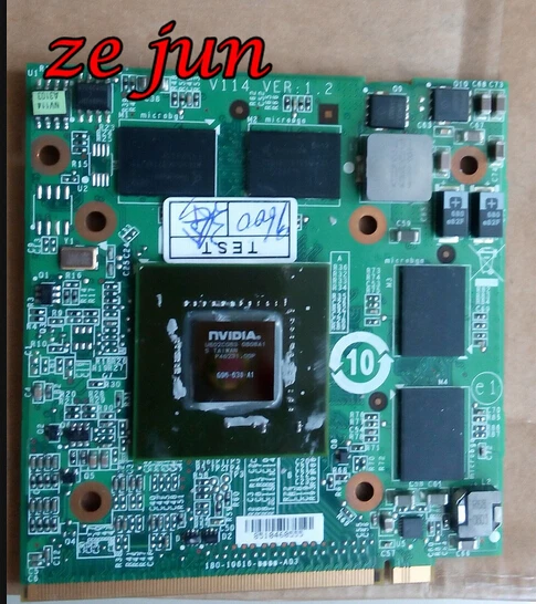 Wholesale 9600M GT Graphics Cards G96-630-A1 VGA card VG.9PG06.006 video card DDR3 512MB MXMII tested ok