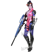 Miccostumes Anime Widowmaker Amelie Lacroix Cosplay Ropa de Mujer