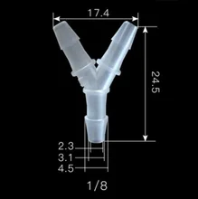 Special Offers 5pcs/lot Three way connector pipe Y-joint PP waterproof joint water pipe switch valve fittings Special Offers 5pcs/lot Three way connector pipe Y-joint PP waterproof joint water pipe switch valve fittings