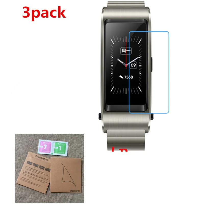 

3pcs Ultra Clear TPU Soft For huawei B5 Full Screen Protector cover For Huawei TalkBand B5 sports SmartWatch Protective Film